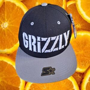 NWT Starter Grizzly‎ Adjustable Snapback Hat Baseball Cap
